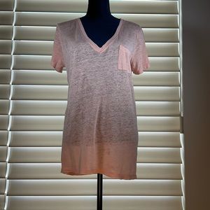 J Crew Apricot Short Sleeve Tee